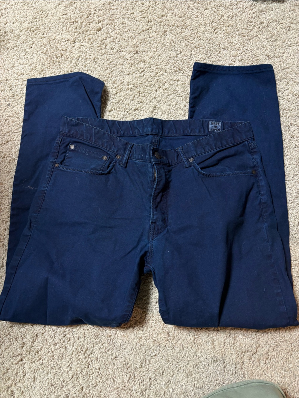 Iron HR Market Indigo Dye Denim Made In Japan Size 36 Waist